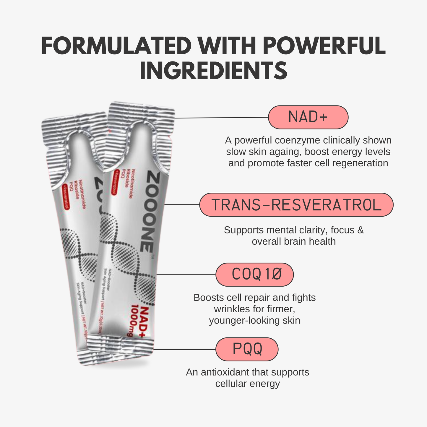 Revitali - Zooone NAD+ Drink Mix